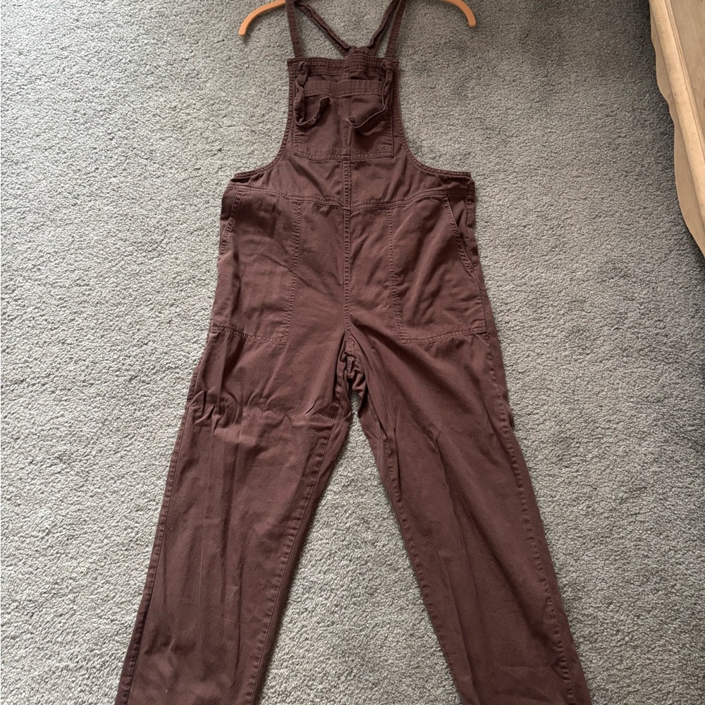 Aerie Brown Overalls Jumpsuit